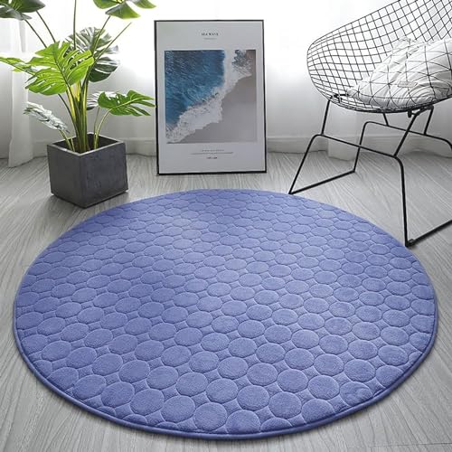 Badteppich Fußmatte Badematte Badezimmerteppich Runder Einfarbiger Teppich, Weicher Runder Memory-Schaum-Teppich, Süßer Teppich Für Wohnzimmer Und Schlafzimmer Türmatte Badvorleger ( Color : C , Size