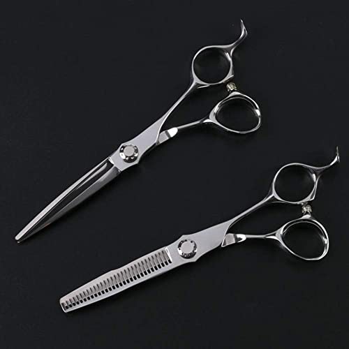 6-Zoll-Friseurschere, professionelles Friseurscheren-Set für den Salon, zum Schneiden und Effilierscheren, FlatCut6.0Inch