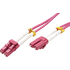 VALUE 21998756 - LWL Patchkabel, LC Duplex, OM4, 50/125 µm, violett, 15 m