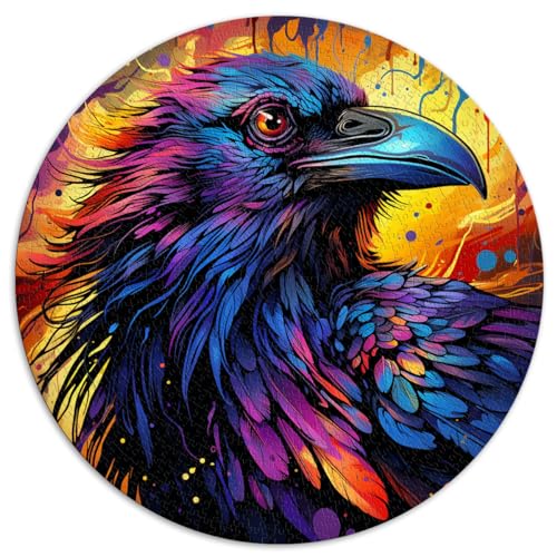 Puzzles Geschenke Spielzeug Raven colorfu 1000 Puzzles für Erwachsene 1000 Teile 67,5 x 67,5 cm Entspannungspuzzles Spiele-Denkspiel Weihnachtsgeburtstagsgeschenke