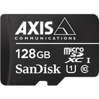 Axis 01491-001 128GB MicroSDXC Klasse 10 Flash-Speicher - Flash-Speicher (128 GB, MicroSDXC, Klasse 10, 80 MB/s, Schwarz, Weiß)