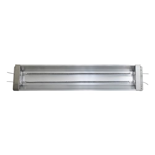 Lacktrocknungsmaschine, Kohlefaser-Doppelrohr-Infrarotlampe Mit Reflektor, Infrarot-Heizlampe, Heizung, For Aushärten Von Farbe, Heizrohr, Backen, 400 W–2000 W(455mm-1600w)