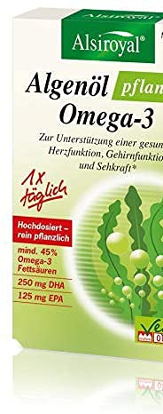 Alsoroyal Algenöl pflanzlich Omega-3 30St