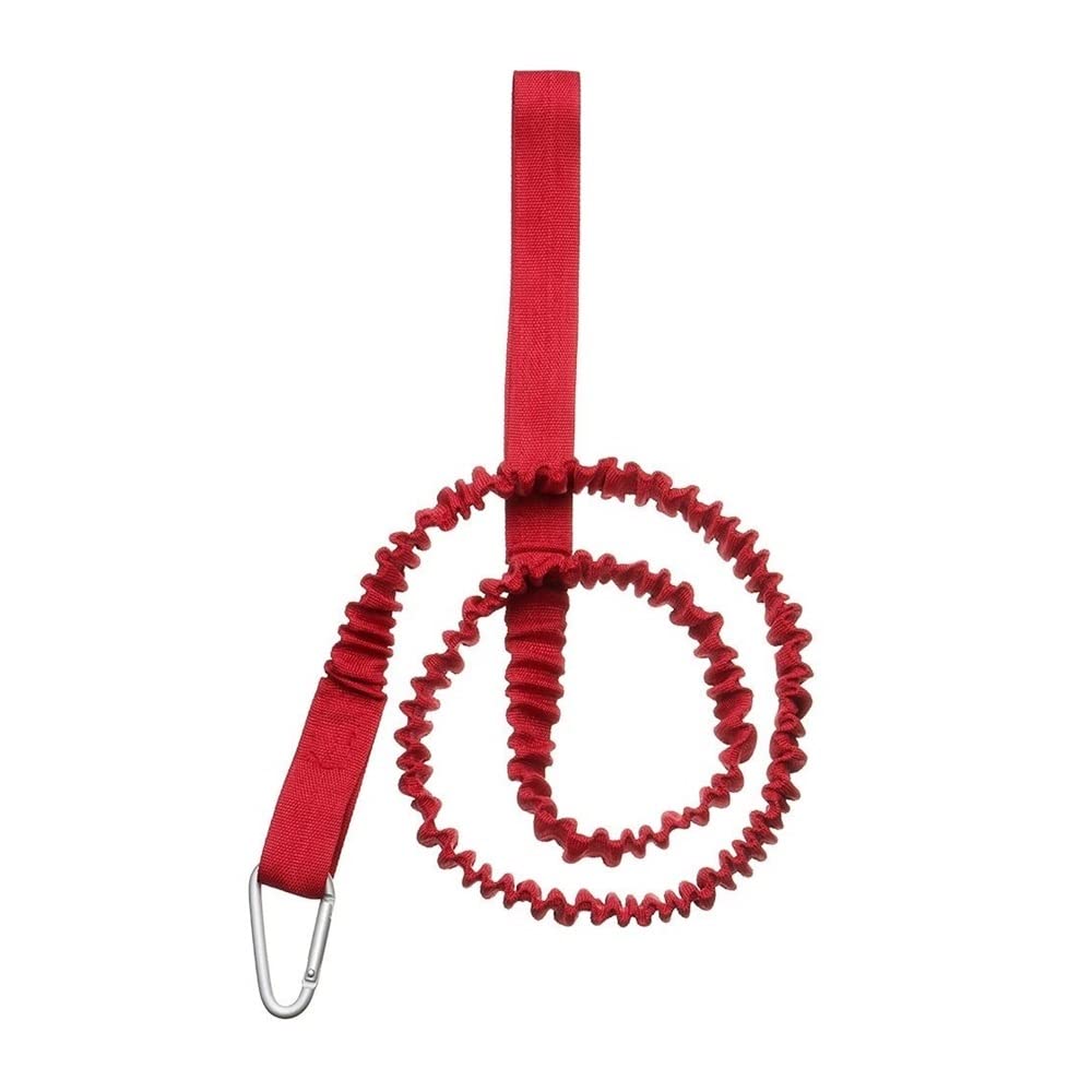 BFVAKBKYT Kajak Paddel Leine, Nylon Wassersport Sicherheitskarabiner Surfbrettleine Knöchel Kajak Stange Lanyard Paddelleine Paddle Board Seil Kajak Paddelseil Dehnbar Coiled(Rad)