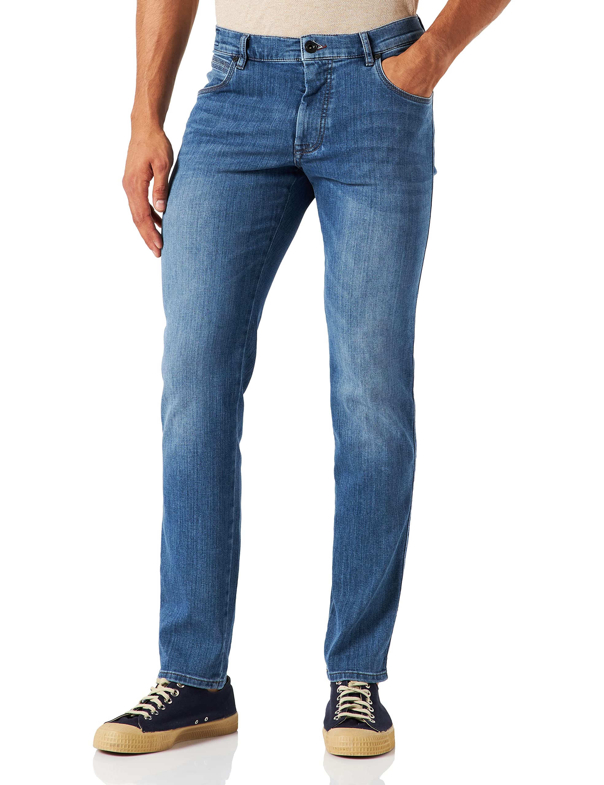 bugatti Herren 3038d-86676 Straight Jeans, Blau, 34W / 30L EU