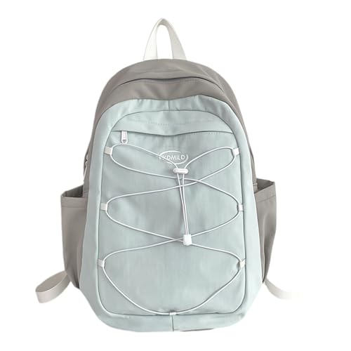 Harajuku Rucksack Schule Studenten Große Kapazität Laptop Tasche Daypack Bungee