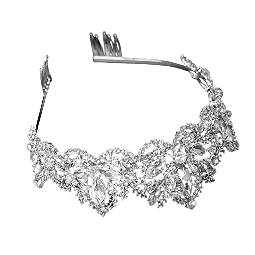 Elegante Haarreifen für Damen und Mädchen, Prinzessin, mit Kämmen, Brautschmuck, Hochzeit, Geburtstag, Party, für Frauen und Mädchen, Schmuckgeschenk