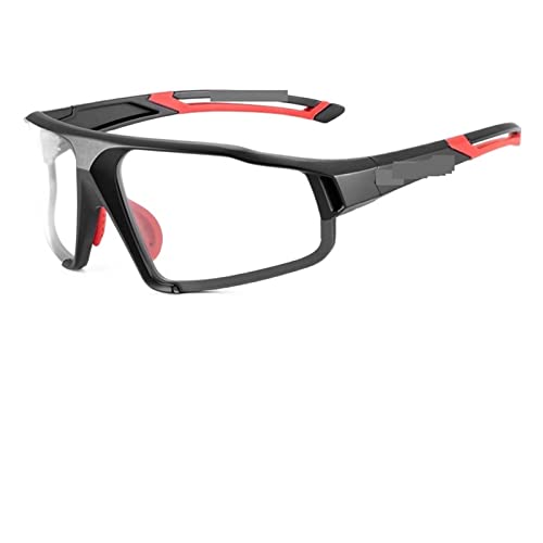 BFVAKBKYT Schwimmbrille, Photochrome Brille Fahrradbrille SportSonnenbrille Schutzbrille(Red)