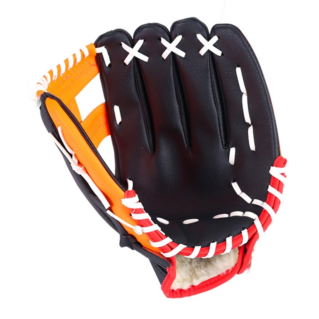 Qsvbeeqj Baseball Handschuh Weiches PU Leder Verdickend Pitcher Softball Handschuhe Für Teenager Und Erwachsene Professionelles Baseball Fangen