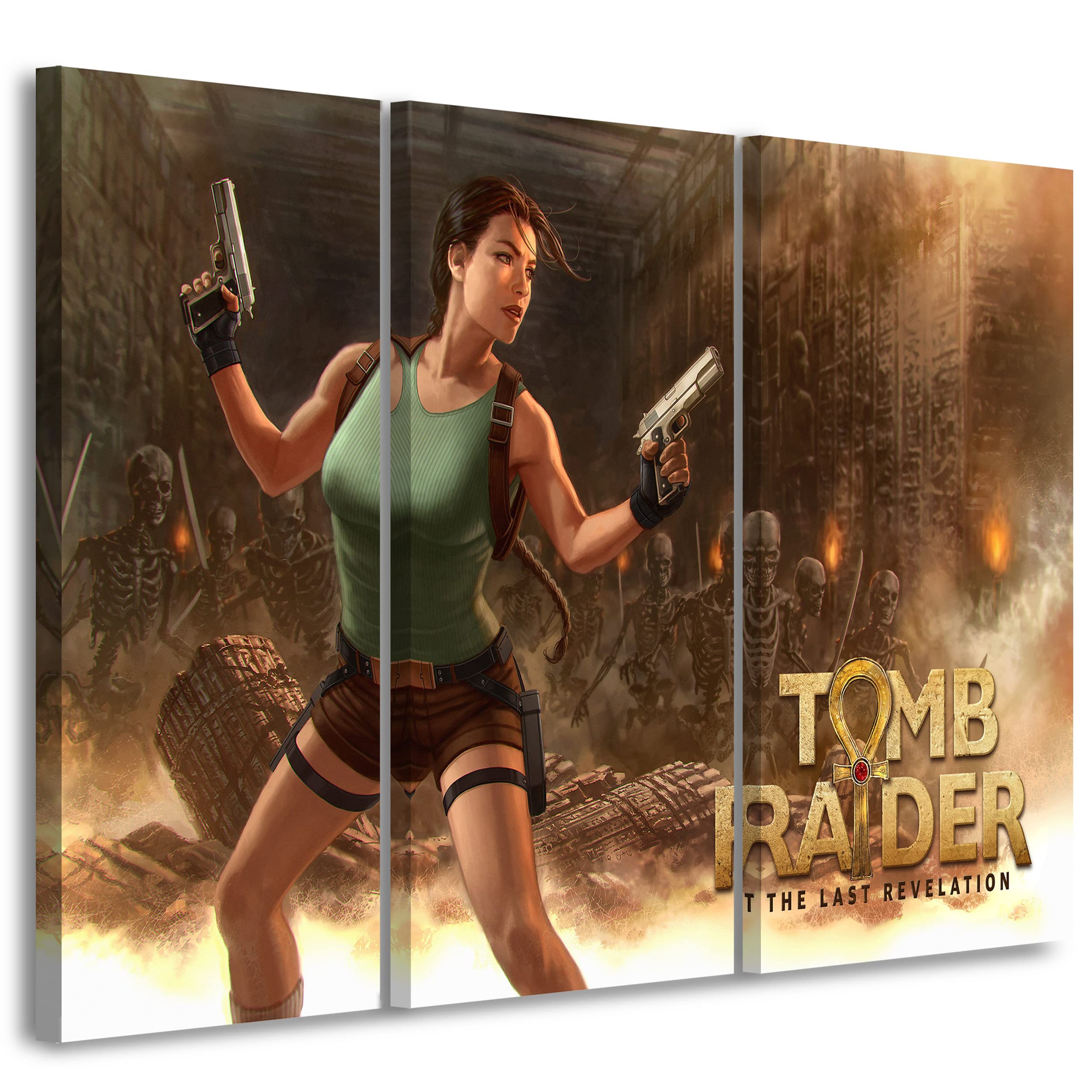 Leinwandbild Tomb Raider, Action Videospiel, Klein bis XXL, Inneneinrichtung - Wohnzimmer - Wohnung, Dekoration