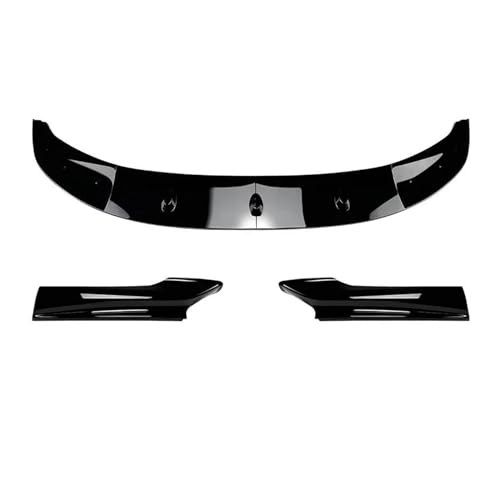 Splitter Für 5 Series F10 F11 Sport 2011-2017 Auto Vorderen Stoßfänger Lip Spoiler Diffusor Splitter Körper Kit Schürzen Abdeckung Schutz Trim Frontlippe(Glossy Black)