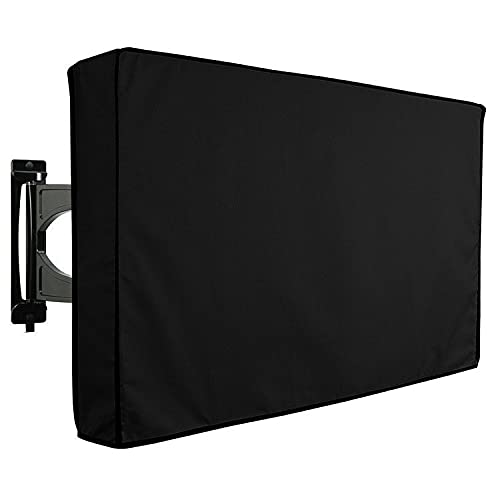 Crepundia Outdoor Tv Cover wasserdichte Outdoor Garten TV-Abdeckung Staubschutz Oxford Stoff Fernseher Schutzhülle Multi Größen 22-65 Zoll(for 46 48 Inches TV)