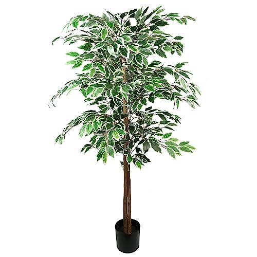 Leaf Kunstbaum/Pflanze, 150 cm, bunt, Ficus