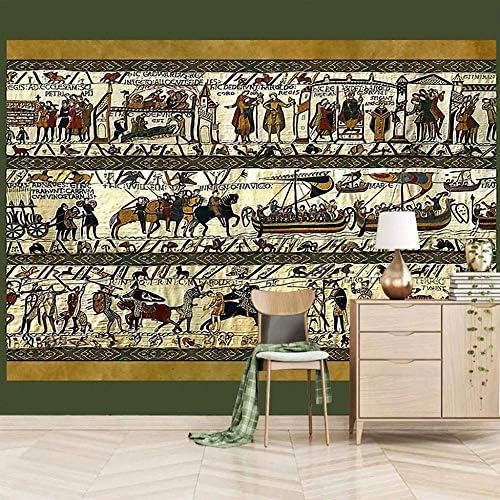 XLMING Altägyptischer Pharao Pferd Muster Wandbild Kinderzimmer Erwachsene Poster 3D Tapeten Home Esszimmer Sofa Schlafzimmer Wohnzimmer TV Hintergrund-150cm×105cm