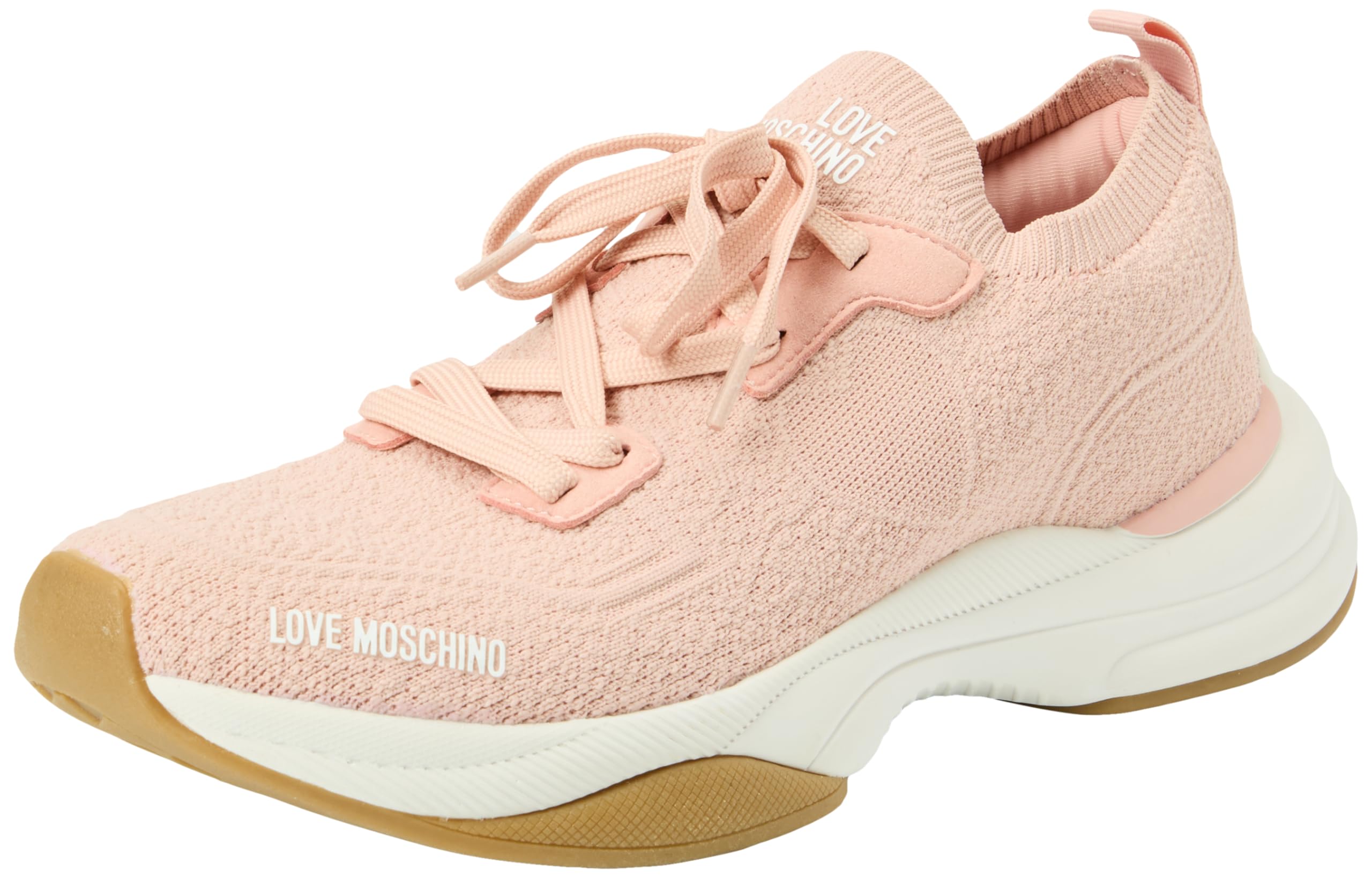 Love Moschino Damen Sneakers, Rosa, 39 EU