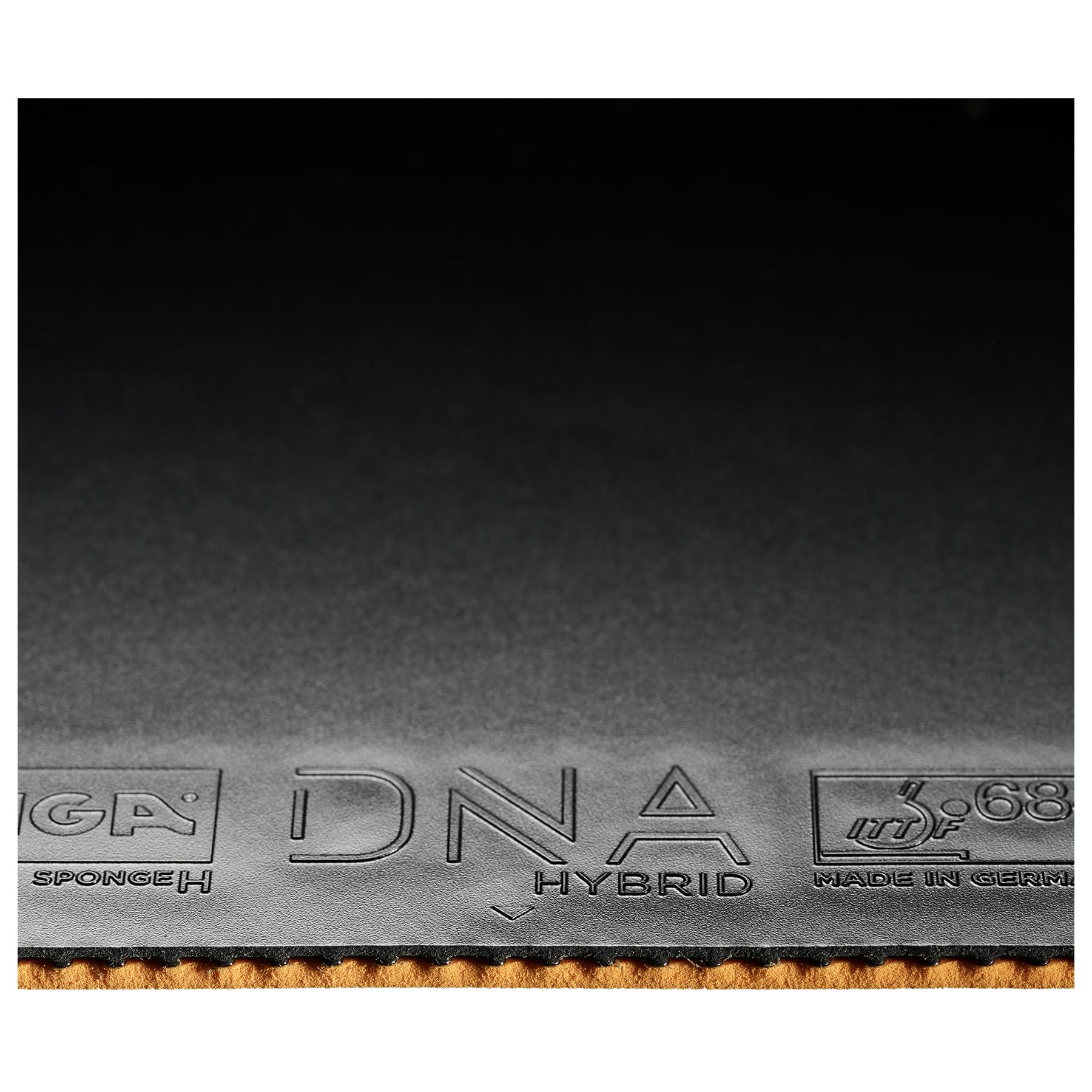 STIGA Tischtennisbelag DNA Hybrid H mit 50 Grad Schwammhärte, Power Sponge Cells und H-Touch Tensor-Technologie, Schwarz, 2.1