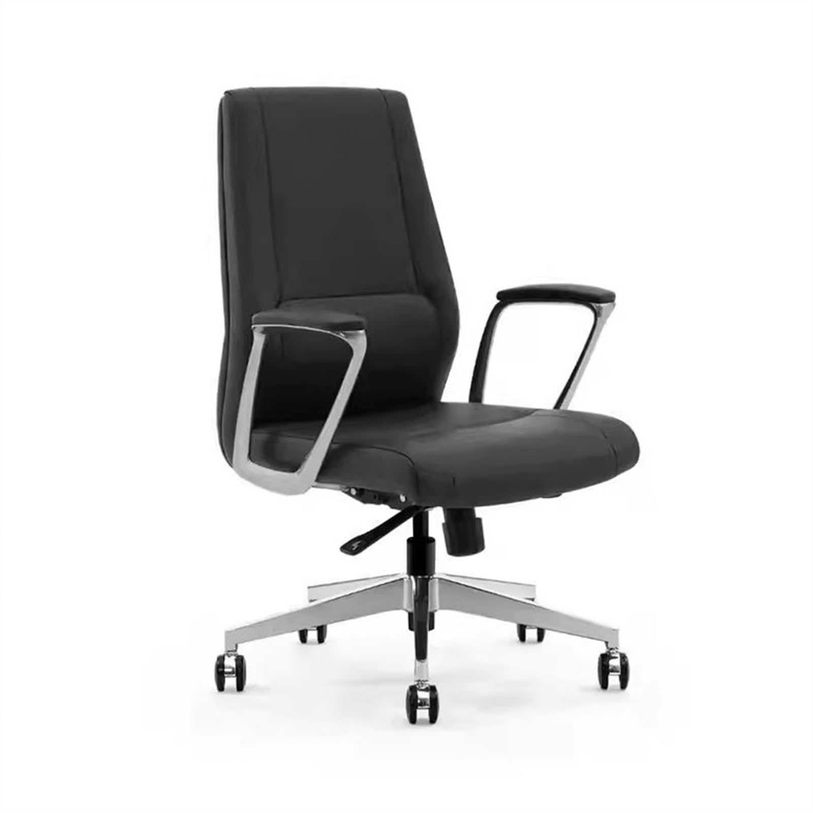 Zhaoj24-05 Bürostuhl Ergonomischer Modische Büromöbel, Bürostuhl, luxuriöser moderner Arbeitsstuhl, luxuriöser Drehstuhl, anhebbarer Bürostuhl Schreibtischstuhl(Schwarz)