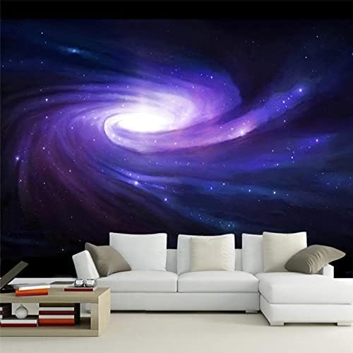 XLMING Cartoon Galaxy Raum Kinderzimmer 3D Tapete Home Dekoration Wohnzimmer Sofa Schlafzimmer Tv Hintergrund Wand-250cm×170cm