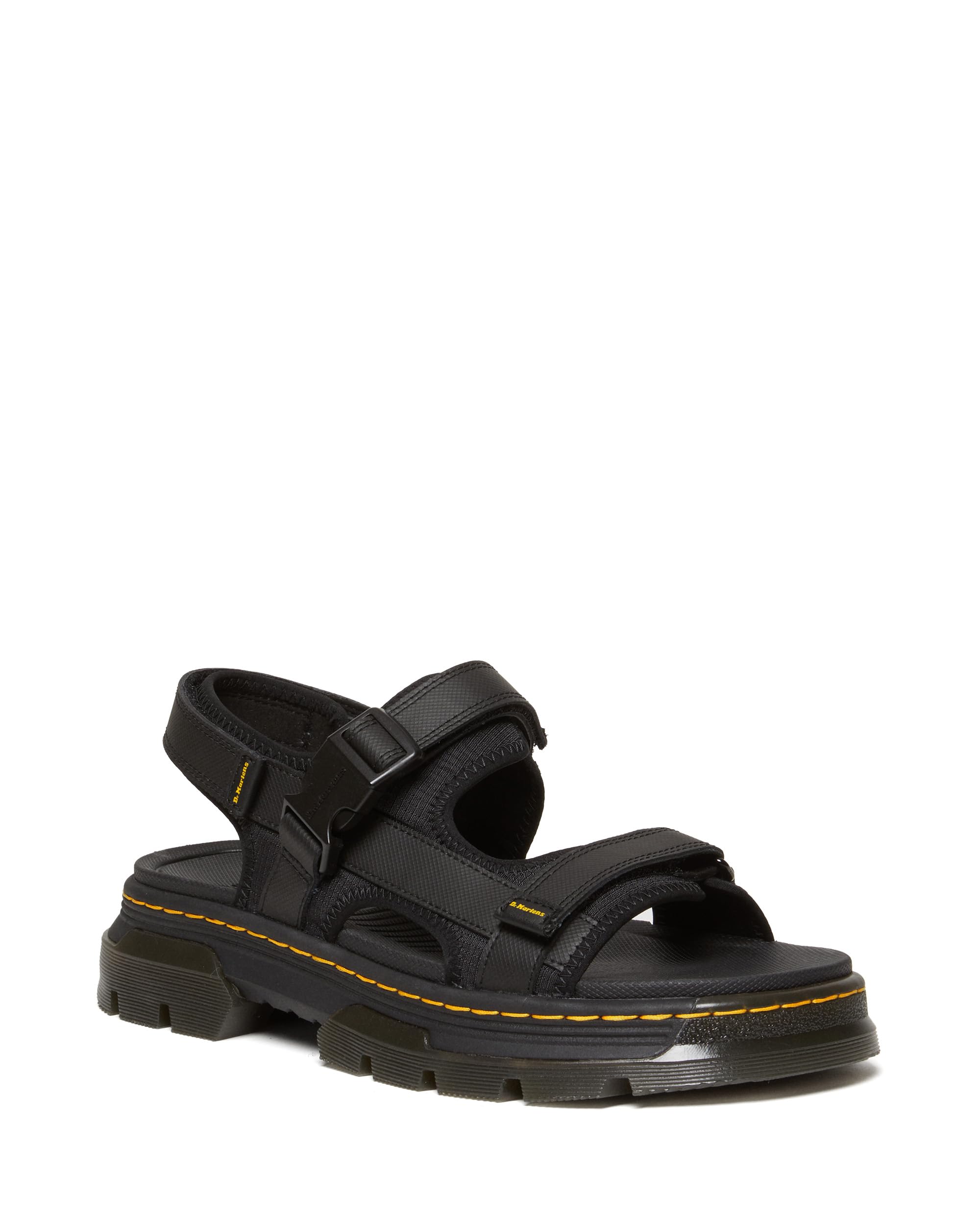 Dr. Martens Unisex Forster Poly Rip Stop Sandale, Schwarz, 41 EU