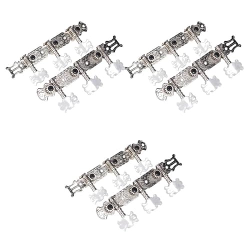 Strings Tuning Pegs Mechaniken Für Gitarre 1-3 Paar Gitarrensaiten-Stimmwirbel, klassische Gitarren-Mechanik-Mechanik-Ersatzteile (Color : 3set)