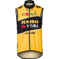 TEAM JUMBO-VISMA 2022 Windweste, für Herren, Größe 2XL, Bike Weste, Radkleidung