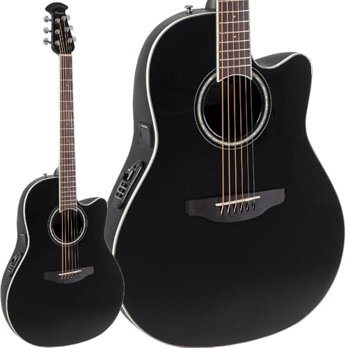 Ovation CS24-5 Celebrity Standard Mid Depth Black Electro-Acoustic Guitar