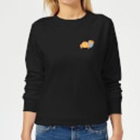 Disney Winnie The Pooh Backside Damen Sweatshirt - Schwarz - S - Schwarz