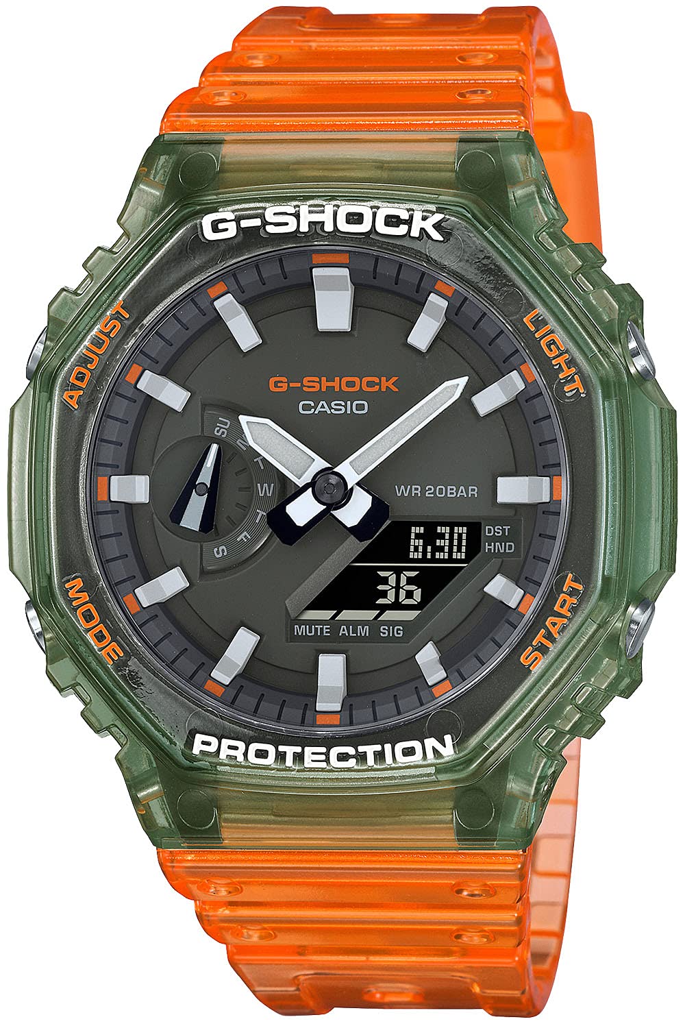 CASIO G-Shock GA-2100HC-4AJF [G-Shock 20 ATM Water Resistant Hidden Coast Herren Gummiband ]