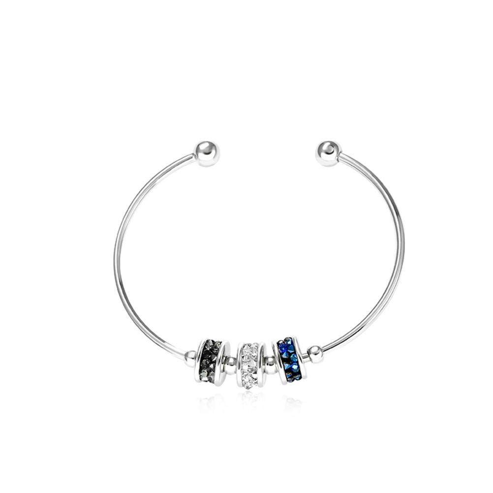 YIHANSS Damen-Armband, einfacher Stil, Accessoire für die Braut, Silber