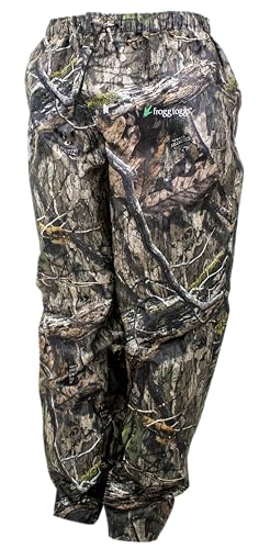 FROGG TOGGS Herren Classic Pro Action Regenhose, wasserdicht, atmungsaktiv Hose, Mossy Oak DNA, Medium Long