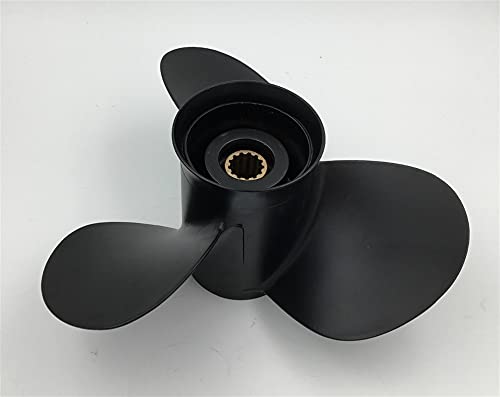 Jodriva 11,5x13 35hp-50hp, for Johnson Propeller 13 Zahn Spline Aluminium Propeller, for Johnson Boot Zubehör Marine Propeller 3 Blage Bootspropeller