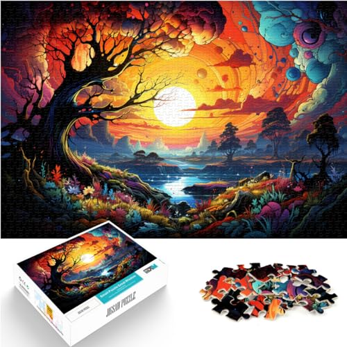 Buntes Puzzle „Die Åland-Inseln“, 1000-teiliges Puzzle, Holzpuzzle, jedes Teil ist einzigartig – anspruchsvolles, unterhaltsames Spiel für die ganze Familie, 1000 Teile (50 x 75 cm)