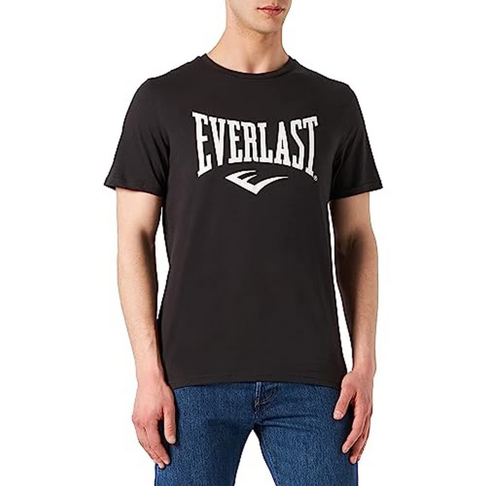 Everlast Herren T-Shirt Russel Sport Tshirt, schwarz schwarz, L