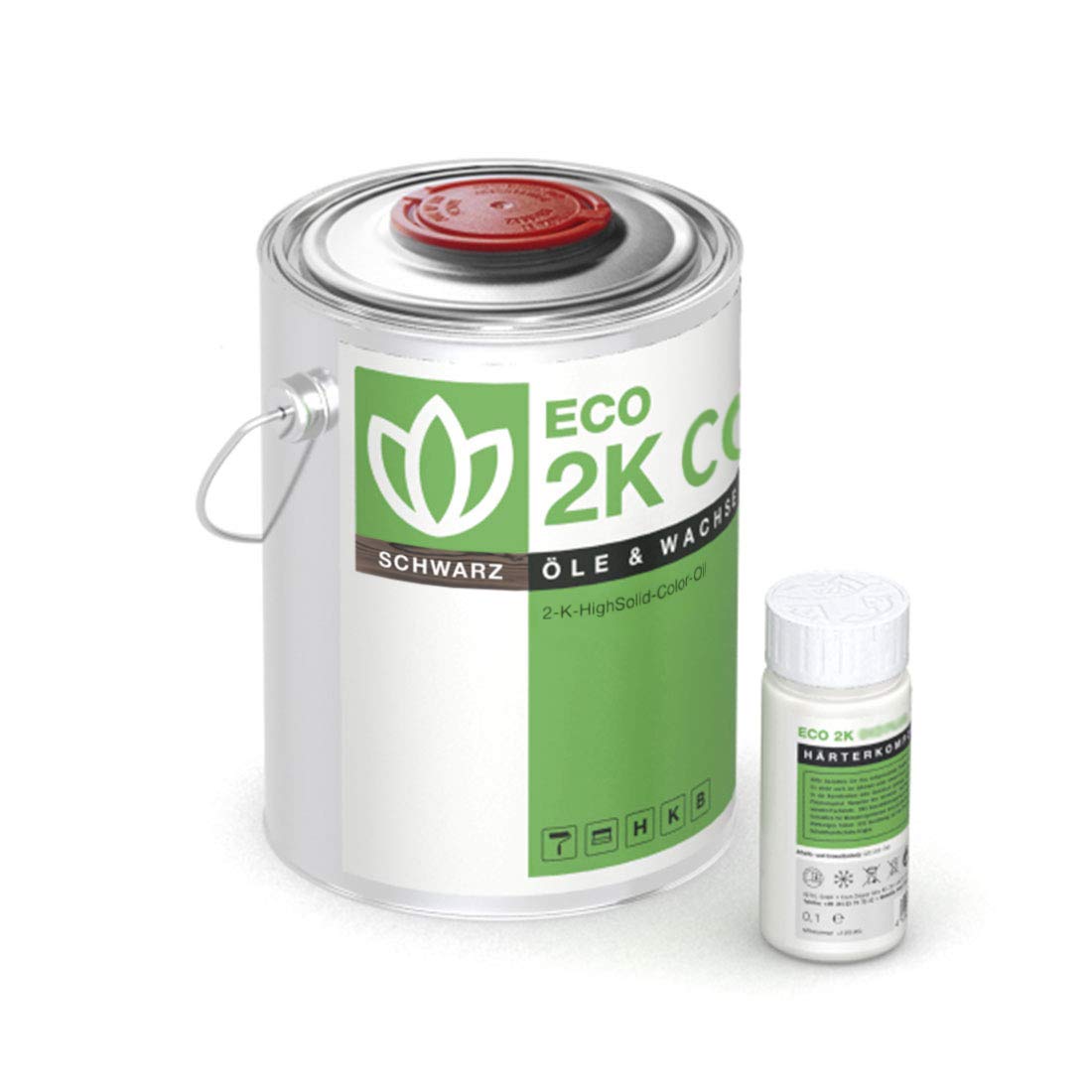 RETOL ECO 2K Color Oil Farböl für Parkett und Dielen, schwarz (1,05 kg)