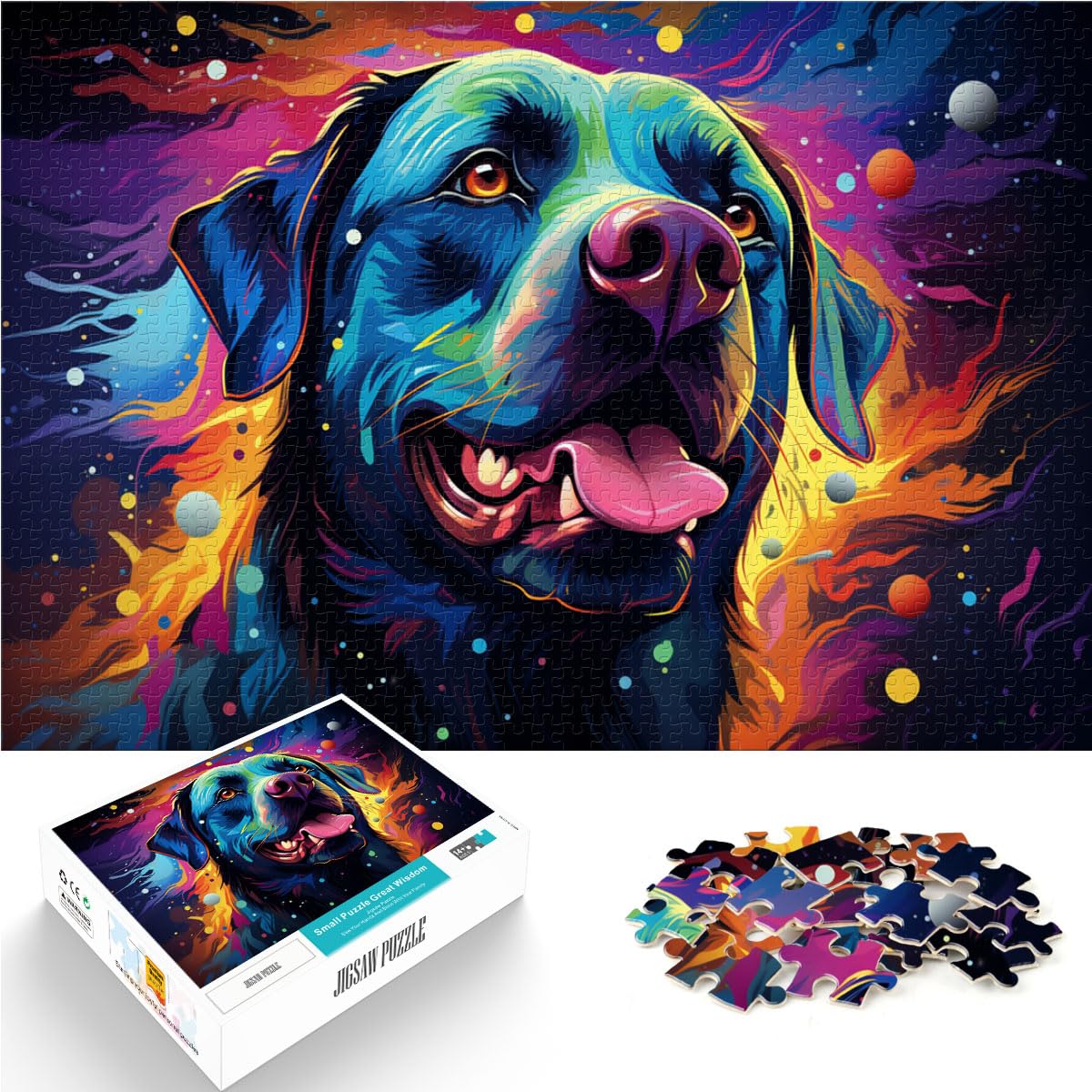 Puzzles Rottweiler Puzzles 1000 Teile Holzpuzzle Jedes Teil ist einzigartig - Anspruchsvolles Familienspaßspiel 1000 Teile (50x75cm)