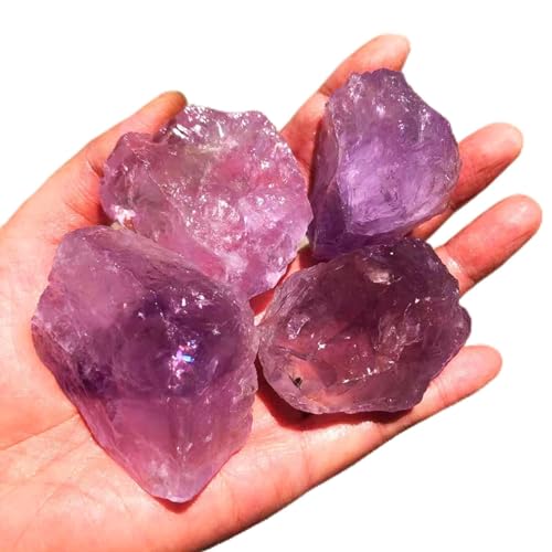 1 Stück Natürlicher Großer Klumpiger Rauer Quarzkristall Amethyst-Turmalin-Malachit-Mineralproben,Amethyst 1Pc