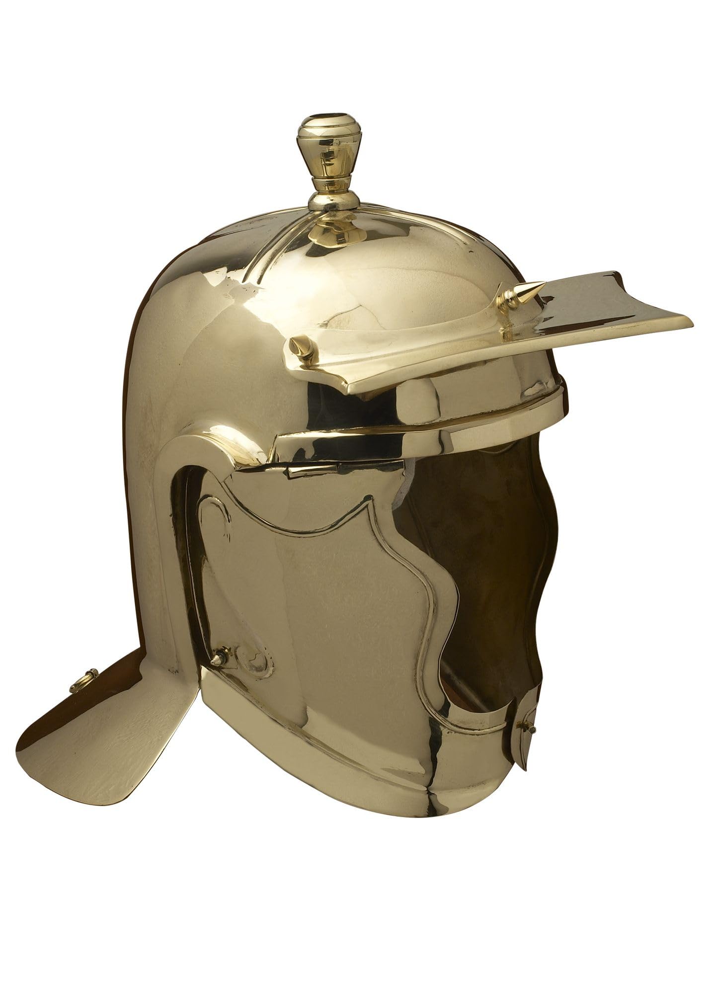 Battle-Merchant Buch-Helm, Messing - Römer, Römerhelm, Antike, LARP