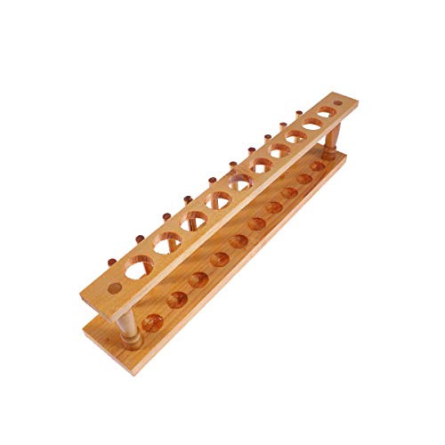 Reagenzglas-Ständer-Halter, Holz 10 Vents Reagenzglas Rack Halter Rohr Ständer Schule