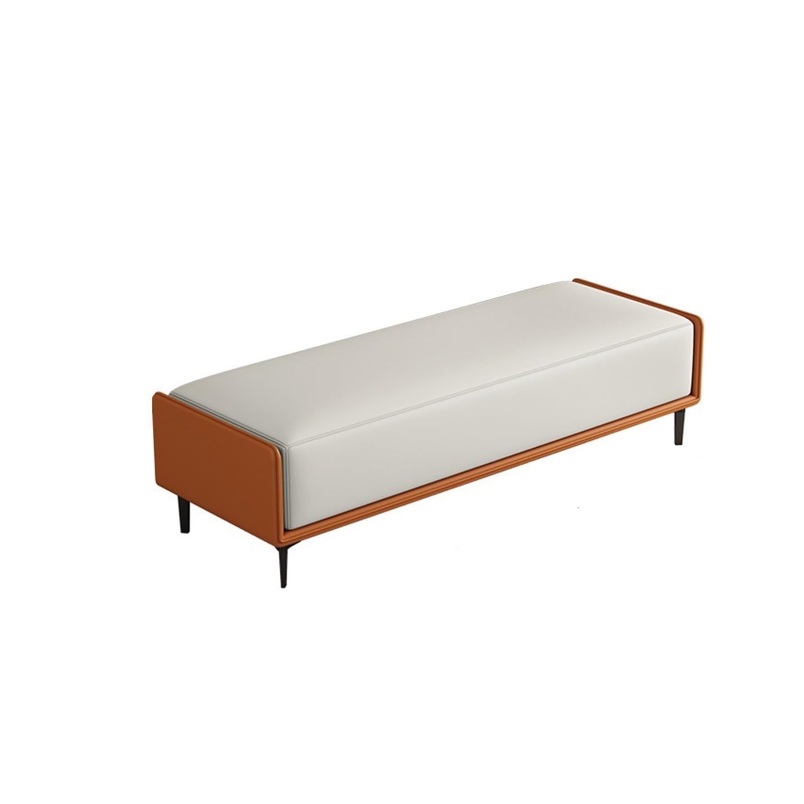 Sitzbank für Schlafzimmer Gepolsterte Eingangsbank, Schlafzimmerhocker aus Stoff, Bank, Nachttischhocker, Esszimmerhocker, for Wohnzimmer, Esszimmer und Schlafzimmer Bettbank(01,175*40*42cm)