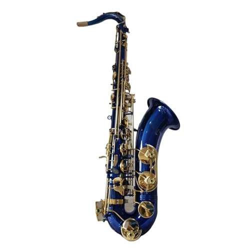 Gold lackiertes saxophon Professionelles B-Tenor-Saxophon aus Messing Lack und Gold Saxophon Holzblasinstrument