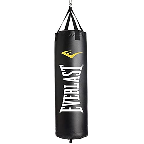 Everlast Unisex Boxsack Nevatear Unfilled, Punching Bag, Schwarz/Weiß, 40LBS