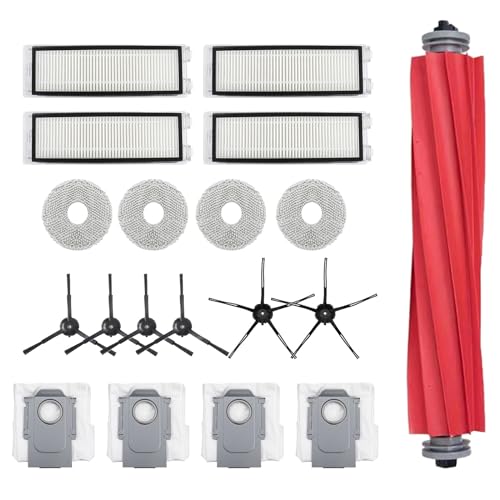 Staubsauger-Bürstenrolle, Staubsauger-Seitenbürsten, Staubsaugerzubehör-Set, Staubsaugerfilter für P10-Modellzubehör, Hauptseitenbürste