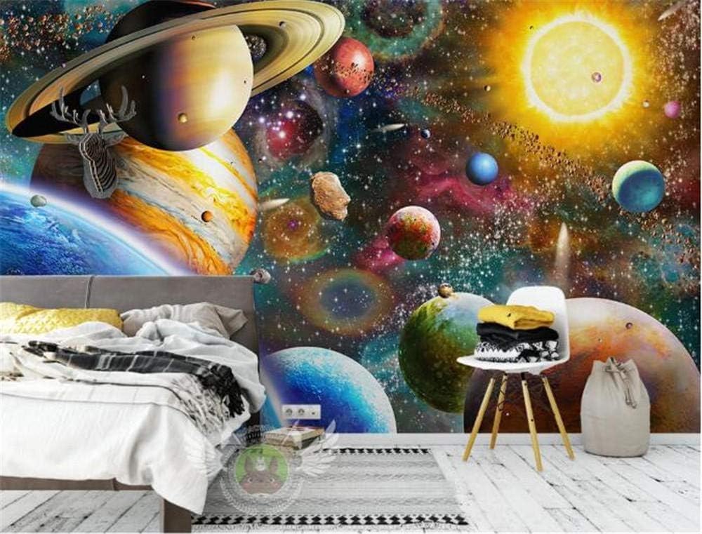 Weltraum-Universum 3D Tapete Poster Restaurant Schlafzimmer Wohnzimmer Sofa TV Dekorative Wand-430cm×300cm