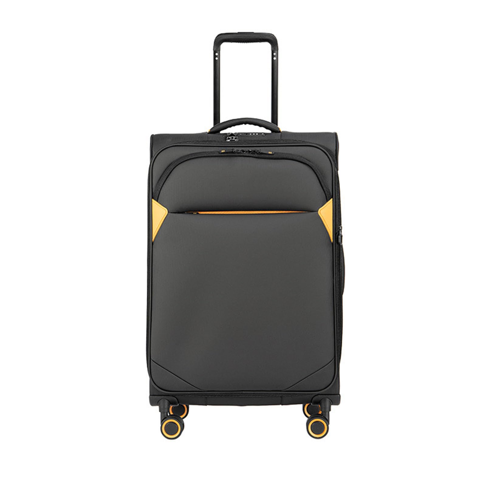 KJZQXYX Gepäck, Boarding-Trolley, Rollkoffer, erweiterbares Gepäck mit großer Kapazität, 20 Zoll, 24 Zoll, 29 Zoll Handgepäck (black 20 inches)