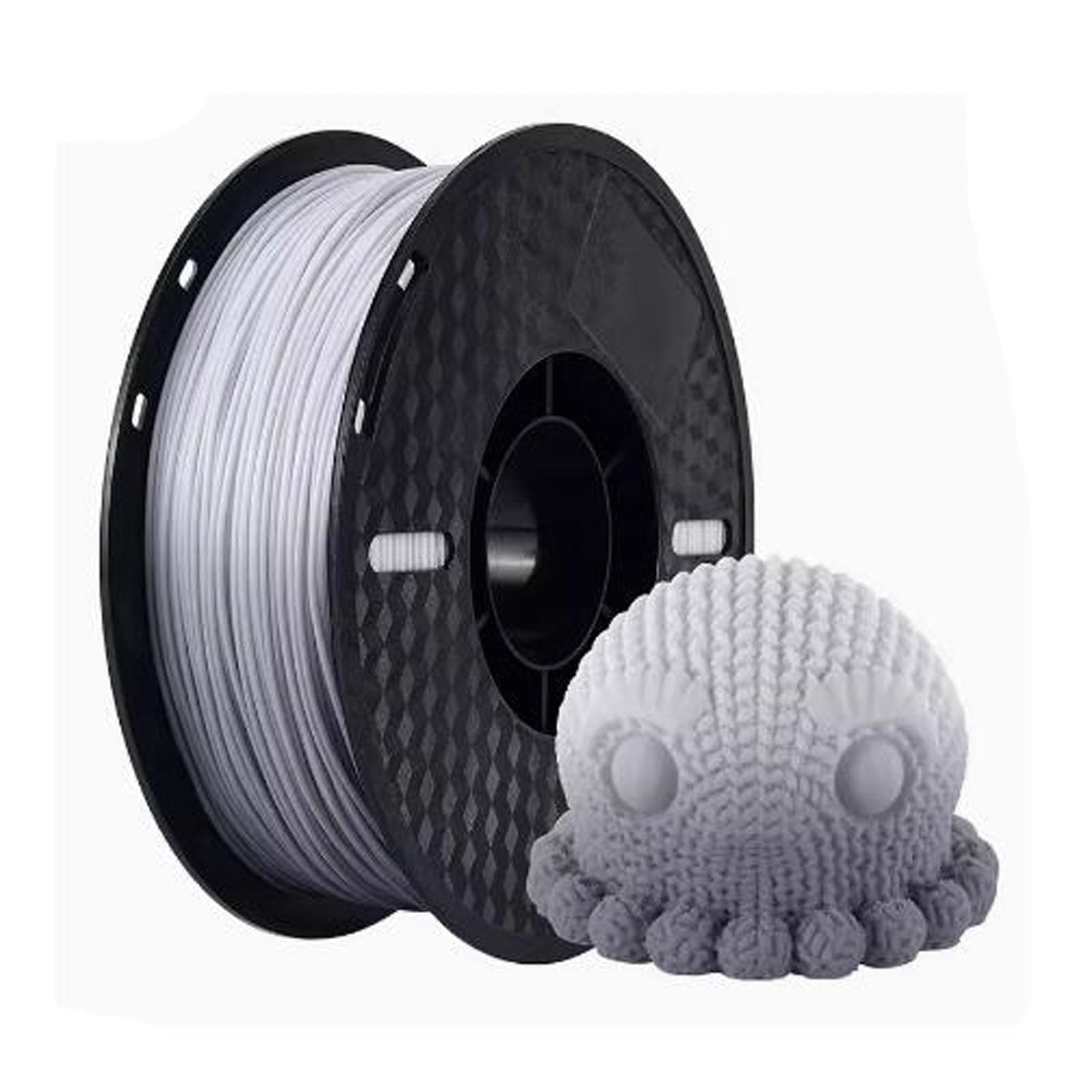 Cmnsjl 3D-Druck Verbrauchsmaterialien PLA-Temperaturänderung 1,75 Mm Verbrauchsmaterialien, 3D-Linienmaterial FDM-Alterungswiderstand Genauigkeit +/- 0,03 Mm, 1 Kg Spule,Grey to White