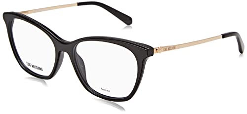 MOSCHINO LOVE brillengestell mol587, cat eye, in gold copper, gefertigt aus metal