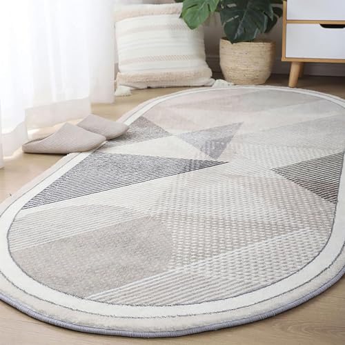 Badteppich Fußmatte Badematte Badezimmerteppich Ovaler Teppich Aus Kaschmirimitat, Dicke, Zottelige Matte, Heimdekor-Teppich, Rutschfeste Bodenmatte Türmatte Badvorleger ( Color : A , Size : 80x200cm(