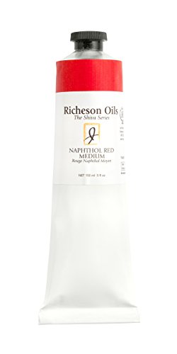 Jack Richeson 125014 Artist Oil Color, Napthol Red Medium, 5 oz by