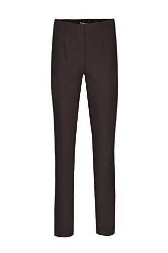 Robell Style Marie - Stoffhose Damen high Waist - Damenhose Power Stretch - Bengaline Stoff Hose mit bequemen Oberschenkel - Bengaline Hose mit Schlitz am Saum - Bitte eine Größe Kleiner bestellen