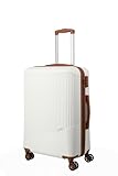 Travelite 4-Rad Hartschalenkoffer mittelgroß 65 Liter, Gepäck Serie Bali: ABS Hartschalen Trolley mit TSA Kombinationsschloss, 67 cm